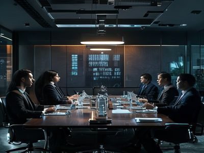 娱乐圈合同纠纷深度报道配图，会议室场景中两方律师对峙，象征艺人与经纪公司的法律博弈，冷色调商务氛围