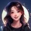 用户晓月追剧的头像，年轻女性，活泼表情